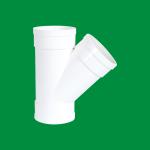 Good Sealing Performance PVC Pipe Y Tee Skew Double Y Tee PVC Cross Tee 4 Way