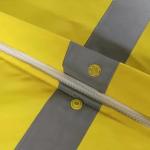 Hooded Raincoat With Reflective Strips Yellow Reflective Raincoats Safety