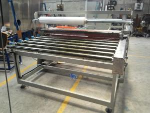 China 0.75Kw Glass Protective Film Laminating Machine , Film Cover Speed 0.5-7m/s Adjustable wholesale
