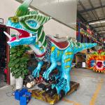 Large Size Animatronic Dino , Blue Realistic Dinosaur Model