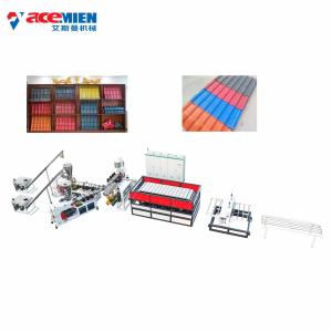 China PLC Control 880mm Glazed PVC Roof Tile Machine 220KW wholesale