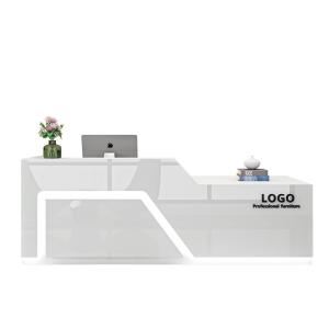 China Salon Reception Desk Mall Shop Display Counter Pedestal For OEM ODM Usage Scenarios wholesale