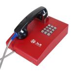 Full Keypad Cold Rolled Steel 4G Vandal Resistant Telephone