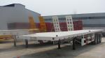 3 Axle Flatbed Tractor Trailer Container Semi Trailer With Container Lock