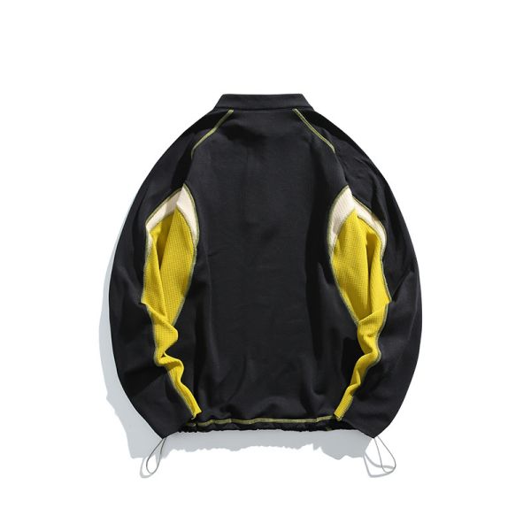 Custom OEM ODM Half Zip Stand Collar Thermal Pullover, Constant Temperature Warm Outdoor Color Block Fleece Top, Custom Logo & Fabric Supported