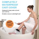 Arm Foot Hand Older Child Full Leg Waterproof Cast Covers Protector PVC Reusable