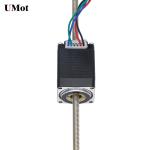 Square 28mm Screw Linear Stepper Motor Nema 11 Non Captive Type Micro Linear