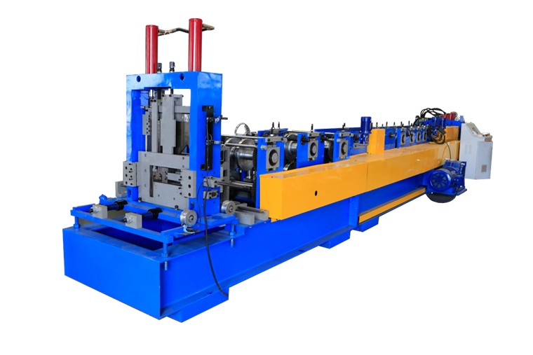0.3-0.8mm Thickness Ridge Cap Roll Forming Machine High Working Efficiency