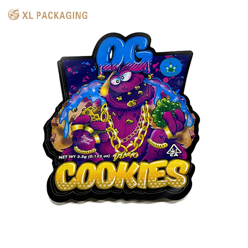 Smell Proof Mylar Zipper Bag Candy Doypack Seal Stand Up Plastic Pouch Packaging