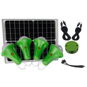 China 6-35 Hours 4pcs*3W Portable Solar Bulbs For Power Shortage Areas wholesale