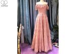 Beautiful A Line Ball Gown , A Line Pink Prom Dress Off Shoulder Back Zipper