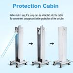 Portable Germicidal Lamp UV Disinfection Light 150w Touch / Remote Control For