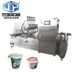 High Capacity Yogurt Cup Filling Sealing Machine For 50-95mm Cups And 5000cups