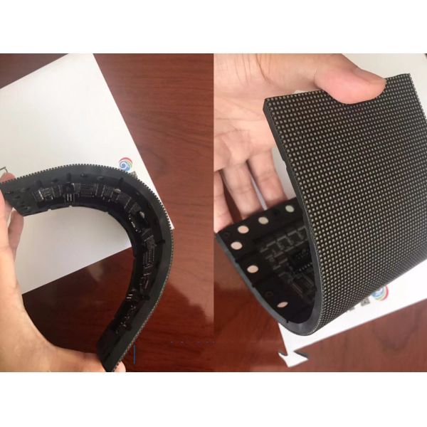 Flexible Led Display Module Soft Rubber Creative Module Concave Installation