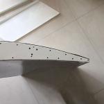 23.75" Width Universal 36 Inch White Painting Sprint Car Nose Wing for Ultimate