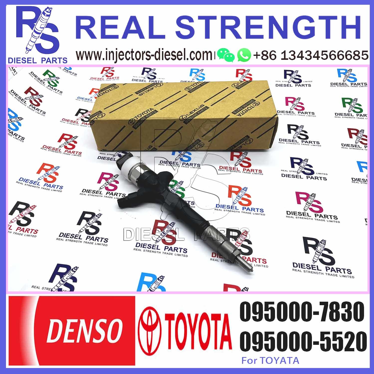 Diesel Common Rail Fuel Injector nozzle 23670-30330 2367030330 0950007830 095000-7830 For DENSO TOYOTA 1KD-FTV D4D TURBO
