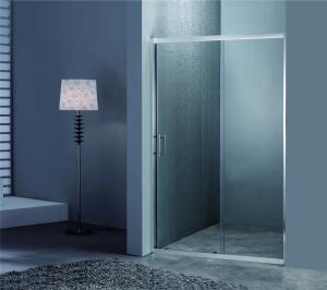 China Sliding Shower Doors 120*190cm Size Tempered Glass Aluminium Frame Customizable wholesale