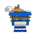 Automatic 0.25-0.6mm Thickness Double Layer Roofing Sheet Roll Forming Machine