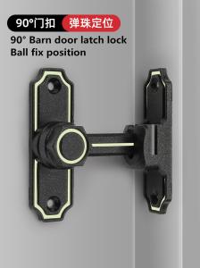 China Heavy Duty Zinc Barn Door Latch Lock 80mm X 25mm ODM wholesale