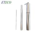Cute Natural Telescopic Stainless Steel Straws Non Toxic 235mm Bright Color