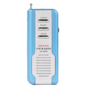 China Auto FM Speaker Radio Player DSP Chip 43mm Mini Pocket Wireless Personal wholesale