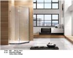 Artificial Stone Tray Shower Door Enclosures Hinge Open Style Diamond Shape