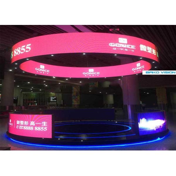 Full Color Flexible LED Display P2.5 HD Space Efficiency Soft Module For Creative Installation