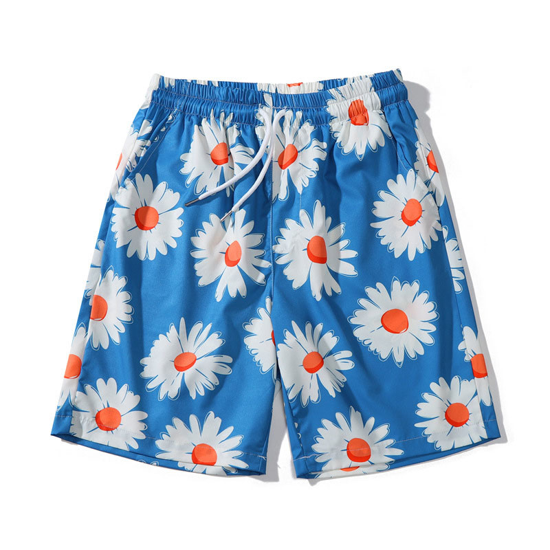 2022 Summer Oil Painting Flowers Cool Thin Art Pants Men