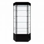 LED Jewelry Reading Glass Display Rack For Store Showcase Retail Shop Lighted