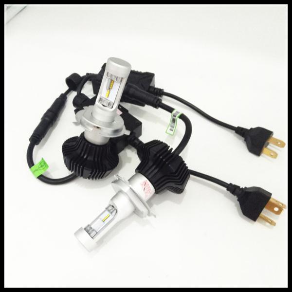 H13 9004 9007 H4 High/Low 50W 8000LM G7 LED Headlight LUXEON ZES Fanless 6500K