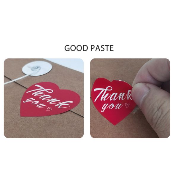 Label Machine Printing Thank You Sticker Waterproof Customized for Gift Packaging
