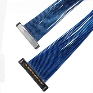 China 30 Pin EDP Micro Coaxial Cable Assembly 20380-R30T-06 lvds display connector wholesale