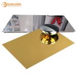 Commercial Buildings Decorative Wall Panels 5.0mm Mirror Aluminum Cladding