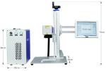 20w 30w 50w 100W UV Laser Marking Machine Portable Fiber CO2 Laser Marking