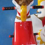 3 Players Carousel Kids Arcade Machine Happy Childhood Mini Carousel Horse