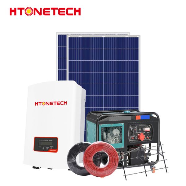 Mini Panel Solar Hybrid Power Systems with IP65 Junction Box