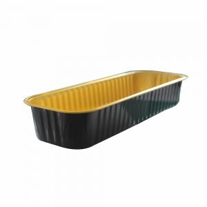 China Disposable Aluminum Foil Boxes for Food Packaging Heavy Duty Aluminum Oblong Foil Pans With Lid wholesale
