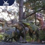 Big Infrared Sensor Outdoor Dinosaur With Eyes Blink Forepaws Moving