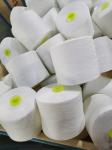 50S/2 100% Polyester Sewing Thread Raw White Spun Polyester Fiber Thread For