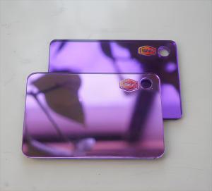 China Plastic 4ft X 8ft 1220*1830mm Two Way Mirror Acrylic Sheet For Wall Decoration wholesale
