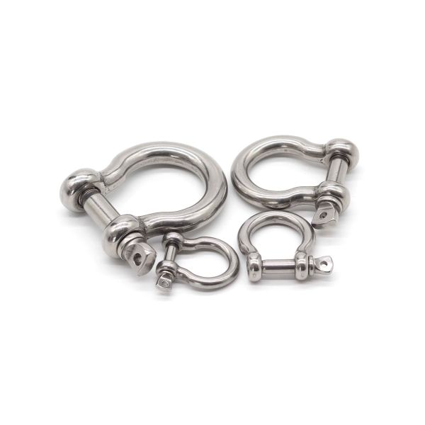 Rust Proof Screw Pin Shackle Various Sizes Lifting Hardware Perfect for Industrial Marine and Construction Applications