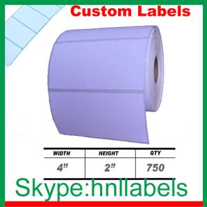 China 4x2-inch Direct Thermal Label Rolls for Zebra/ Eltron Thermal Printers wholesale