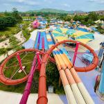 Aqua Loop Speed Water Slide Fiberglass Body Slide for Theme Park Playground