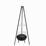 Adjustable Portable Backyard Cooking Stand for BBQ Rotisserie Tripod Outdoor