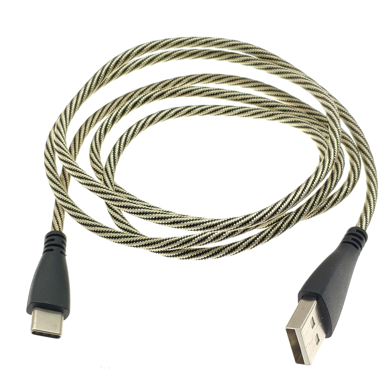 USB 2.0 Nylon Braided Type C USB Data Cable USB Charging Cable For Computer, Mobile Phone,Tablet, Power Bank