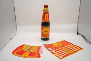 China Custom Candle Labels Wet Glue Label Sticker Printing Name Tag Transparent wholesale