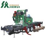 CE Marked Farm Style Fully Auto Hydraulic Horizontal Gasoline Petrol Band Saw