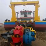Siemens PLC Diesel Engine Hydraulic Wheel Bucket Silt Dredger with Booster