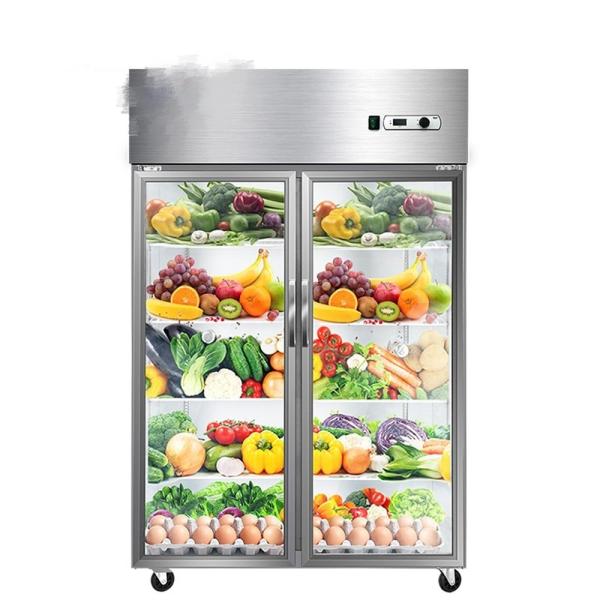 Be born freezer ark of large window door body freezer ark of large capacity