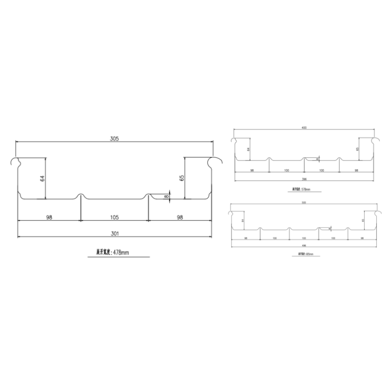 Al-Mg-Mn Corrugated Sheets Roof Panel Standing Seam Sheets Rolling Forming Machine